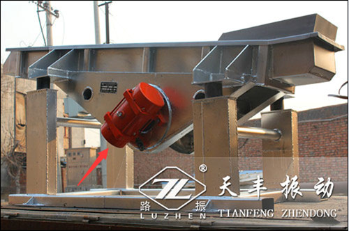 直線振動篩上面的振動電機(jī)